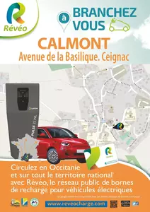 Avec REVEO, rechargez votre véhicule électrique à Calmont !